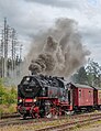 * Nomination Locomotive 99.222 of the Brocken Railway at Schierke station, Harz, Germany. --Llez 04:59, 14 September 2024 (UTC) * Promotion A bit grainy / oversharpened (see the smoke above the locomotive). --Plozessor 05:04, 14 September 2024 (UTC)  Done New from RAW --Llez 09:00, 14 September 2024 (UTC)  Support Thx, very good now! --Plozessor 15:09, 14 September 2024 (UTC)