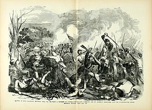 Battle of Rich Mountain, Beverly Pike, Virginia, between a division of General McClellan's command, led by General Rosecrans, and the Confederates under General Pegram, July 12, 1861.jpg