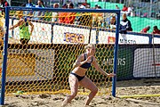 Deutsch: Beachhandball Europameisterschaften 2019 (Beach handball Euro); Tag 2: 3. Juli 2019 – Frauen, Vorrunde Gruppe A, Türkei-Norwegen 0:2 (17:22, 12:20) English: Beach handball Euro; Day 2: 3 July 2019 – Women Preliminary Round Group A – Turkey-Norway 0:2 (17:22, 12:20)