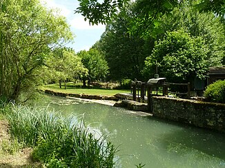 The river in Beaulieu-sur-Sonnette