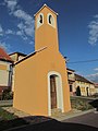 Čeština: Zvonička ve Zvěrkovicích, okr. Třebíč. English: Bell tower in Zvěrkovice, Třebíč District.