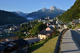 Berchtesgaden, met op de achtergrond de Watzmann