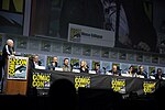 Thumbnail for File:Bill Burr, Vince Gilligan, Aaron Paul, Bryan Cranston, RJ Mitte, Dean Norris, Betsy Brandt, Bob Odenkirk &amp; Giancarlo Esposito (43604248441).jpg