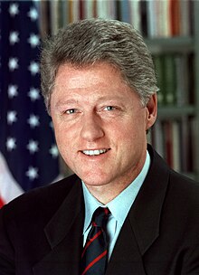 Clinton's official presidential portrait, 1993