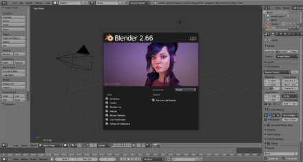 Blender是一款开源的图形编辑器