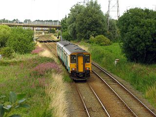 Borderlands line Railway line linking Wrexham, North Wales with Bidston, England