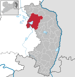 Läget för kommunen Boxberg/O.L. i Görlitz