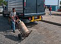 * Nomination Boy Working in Punta de Piedras --The Photographer 05:56, 16 May 2014 (UTC) * Decline a bit tilted (and maybe also perspective), look at the little piece of sea level in the background at right --Christian Ferrer 18:42, 20 May 2014 (UTC)  Oppose - noisy. Mattbuck 14:16, 24 May 2014 (UTC)