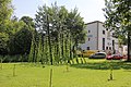 Deutsch: Brauerei beim Stift Schlägl, davor ein Hopfenanbau