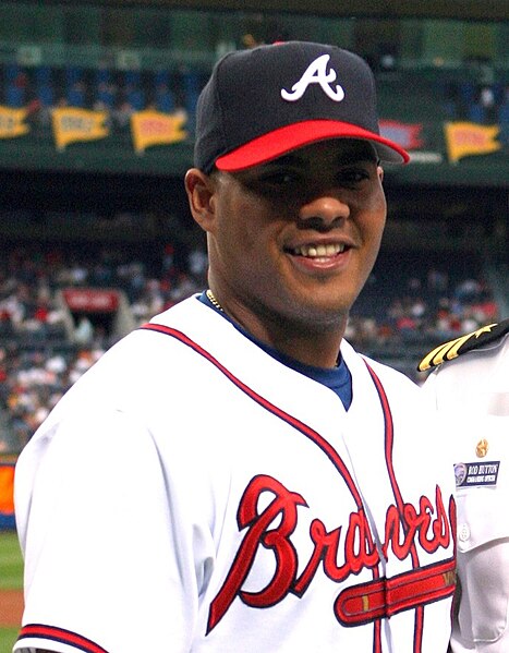 Peña during his tenure with the Atlanta Braves in 2005