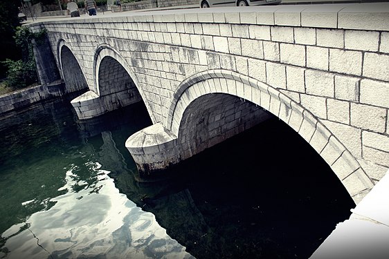 Bridge in Crikvenica, in Kroatien