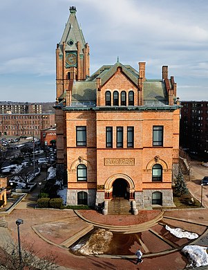 City Hall in Brockton, Massachusetts's sixth largest municipality by population