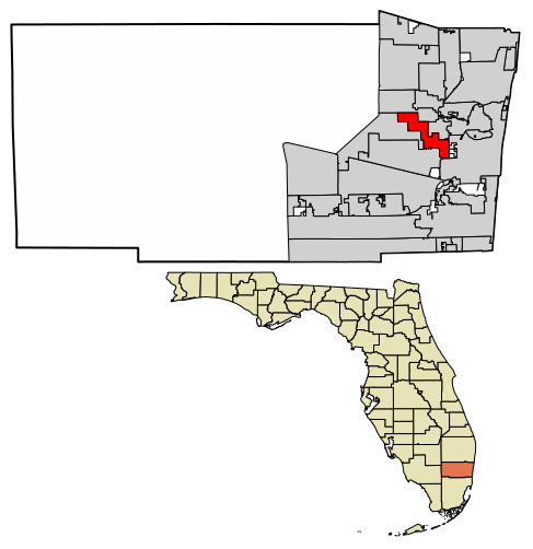 File:Broward County Florida Incorporated and Unincorporated areas Lauderhill Highlighted 1239550.svg