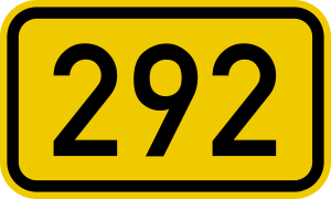 Bundesstraße 292 number.svg