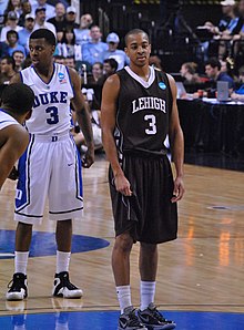 McCollum playing for Lehigh in 2012