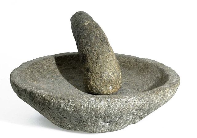 krijgen gemiddelde Heerlijk File:COLLECTIE TROPENMUSEUM Stenen bord met stamper voor het maken van  sambal TMnr 3934-42a.jpg - Wikipedia
