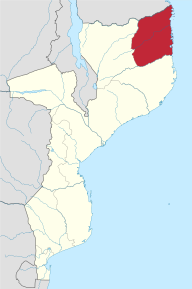 Kart over Cabo Delgado