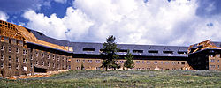 Demolition of the Canyon Hotel 1960 Canyon Hotel demolition NPS.jpg