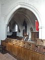 Grande arcade du nord, vue dans la chapelle.