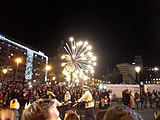 Cavalcada de reis de Barcelona 2018, vista a la plaça de Catalunya.