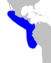 Cetacea range map Pygmy Beaked Whale.png