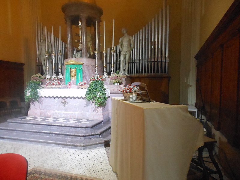 Datei:Chiusaforte, Chiesa di S. Bartolomeo Apostolo, Organo Beniamino Zanin.jpg
