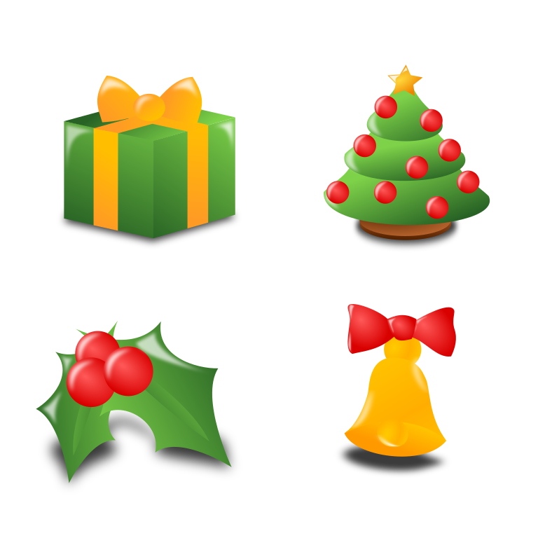 Download File Christmas Icon Set Svg Wikimedia Commons