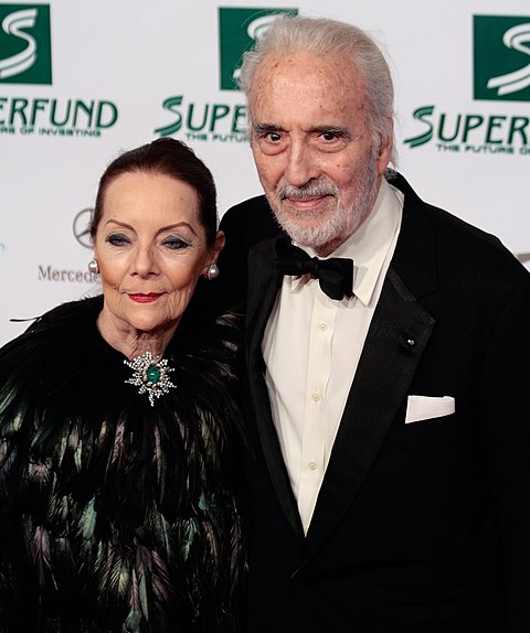 Lee with his wife, Birgit Krøncke, March 2009