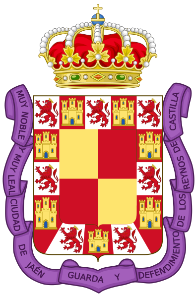 File:Coat of Arms of Jaén (Spain).svg