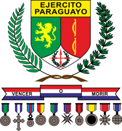 Coat of arms of the Paraguayan Army.png
