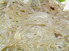 Cooked cellophane noodles