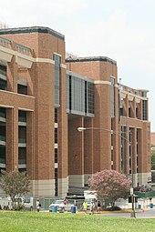 Exterior facade of the new north end zone seating