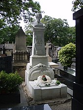 Tombe de Heine à Paris.