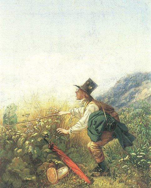 File:Der Schmetterlingsfänger (Botaniker) Carl Spitzweg.jpg