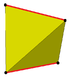 Diagonales (zweieckiges) Antiprisma: Tetraeder