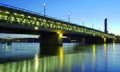 Dreirosenbrücke über den Rhein in Basel