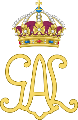 File:Dual Cypher of King Gustaf VI Adolf and Queen Louise.svg