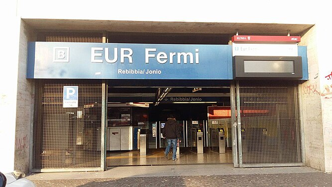 EUR Fermi Metro B Station
