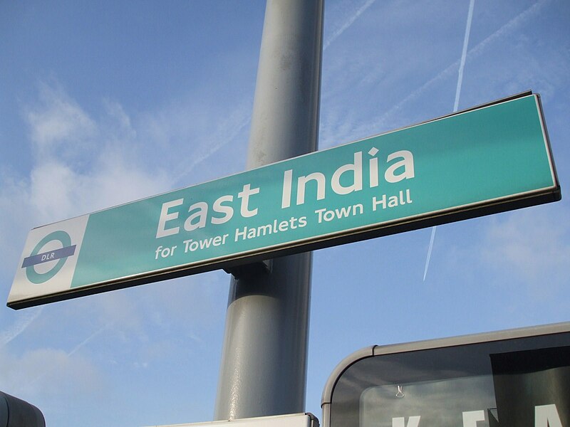 File:East India DLR stn signage.JPG