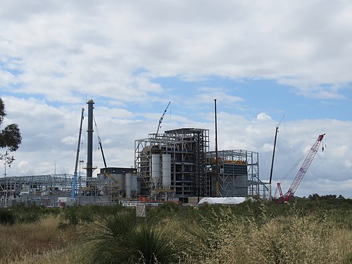 East Rockingham Waste to Energy project under construction, Western Australia
