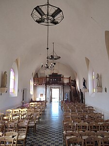 Kirche Saint-Hilaire von Méricourt-l'Abbé, Kirchenschiff 02.jpg