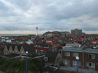 Egmond aan Zee, where the tournament was held Egmond aan Zee overview with lighthouse.jpg