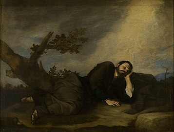 Jusepe de Ribera, Jakobsstigen (Jocobs drøm), 1639, Pradomuseet