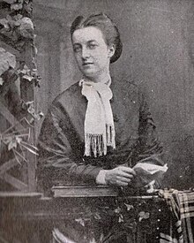 Elise Sands, cousin of the bishop and founder of a leading welfare movement for soldiers Elise Sandes.jpg