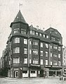 Deutsch: Blick auf den 1911 fertiggestellten Neubau des Fahrräder-, Nähmaschinen- und Motorfahrzeuge- Grosso-Hauses von Arthur Lincke in der Nordstadt von Hannover, Engelbosteler Damm Ecke Oberstraße ...