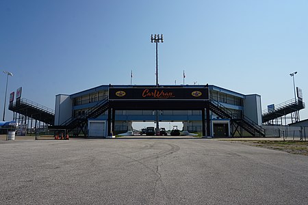 Main Gate and Pressbox at the Texas Motorplex