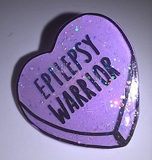 Epilepsy Warrior Brooch May 2018 Purple Day.jpg