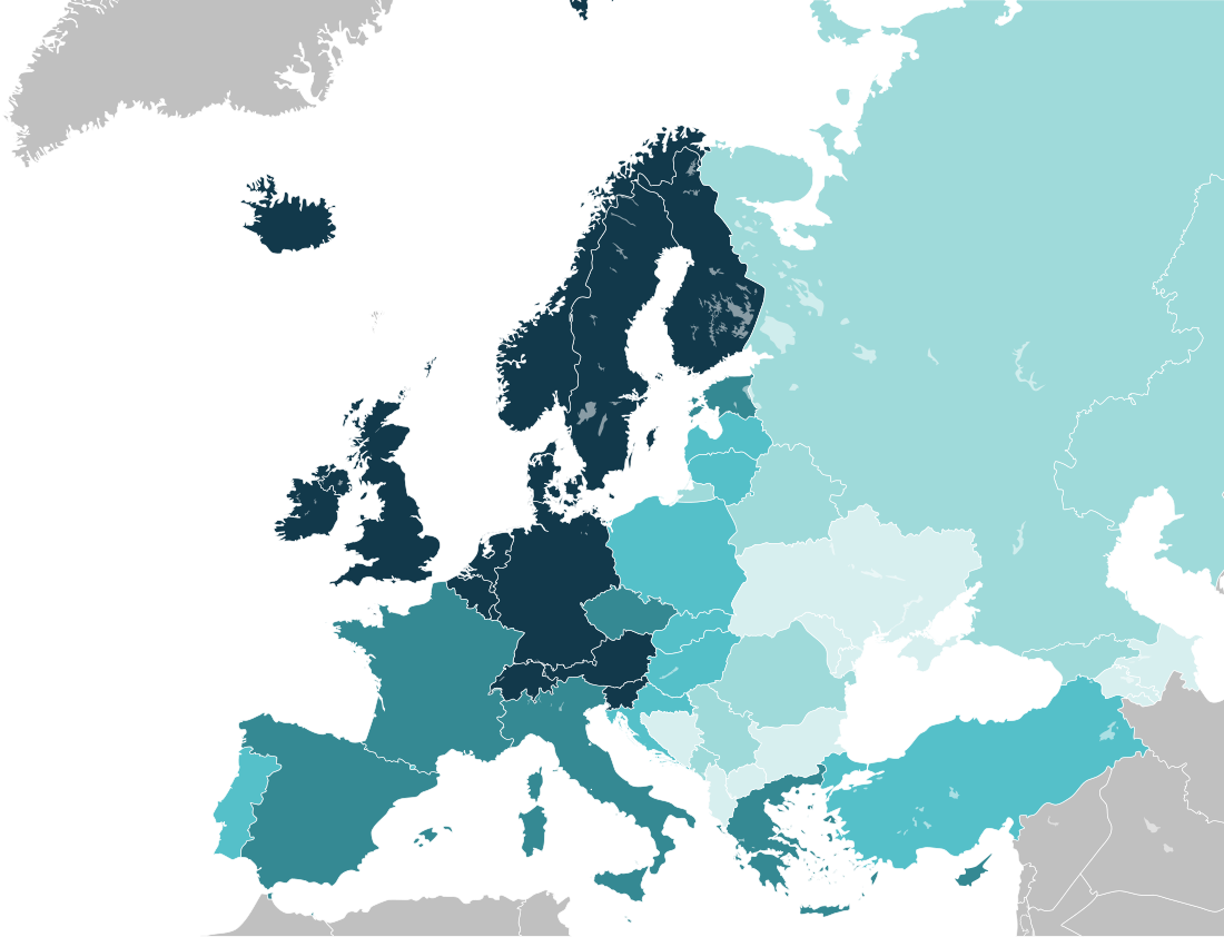 List of sovereign states in Europe by Human Development Index