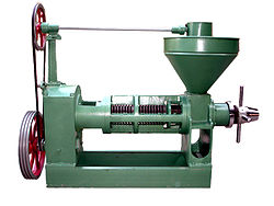 An expeller used for expeller pressing Expeller.jpg