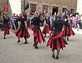 English: Jersey Lillies" female morris dance group,Jersey